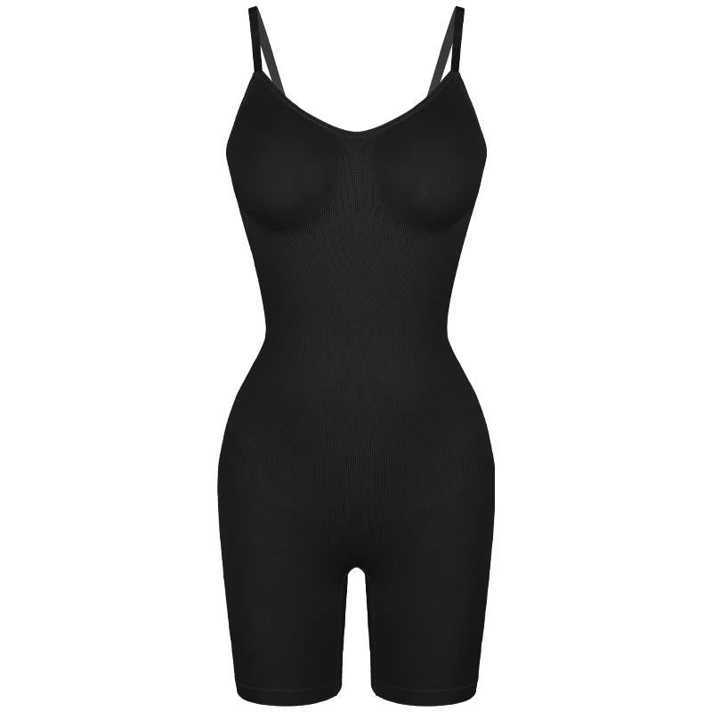 New Bodysuit Shapewear Women Tank Top Tummy Control Full Body Shaper anti Chafing Shorts Slimming Waist Trainer Butt Lifter