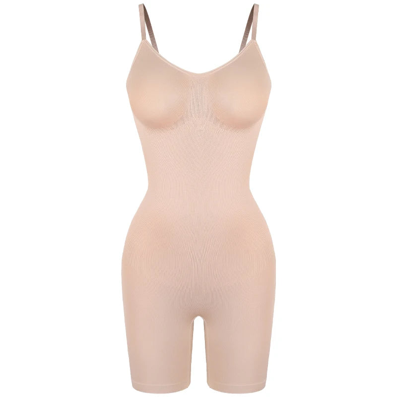 New Bodysuit Shapewear Women Tank Top Tummy Control Full Body Shaper anti Chafing Shorts Slimming Waist Trainer Butt Lifter
